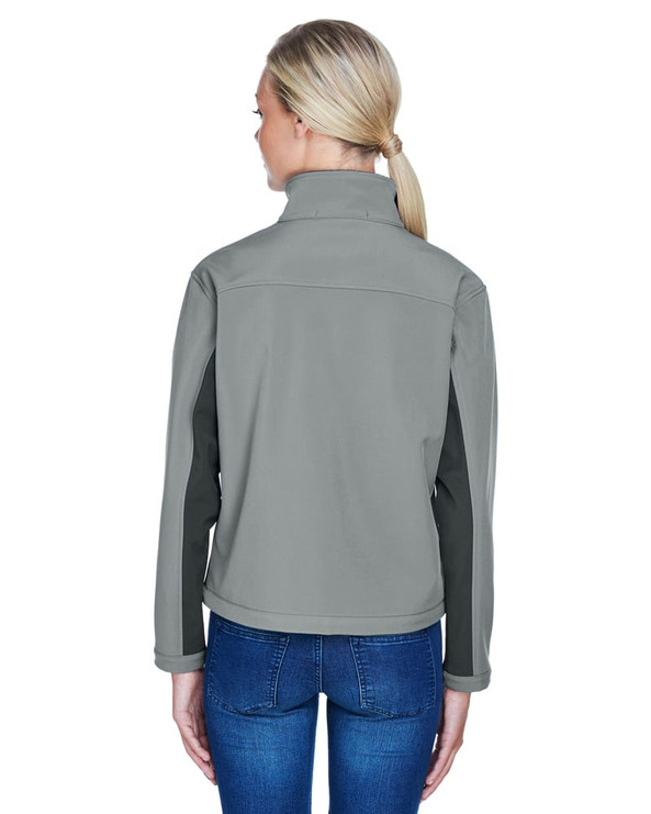 Devon & Jones D997W - Chaqueta Soft Shell Colorblock para mujer