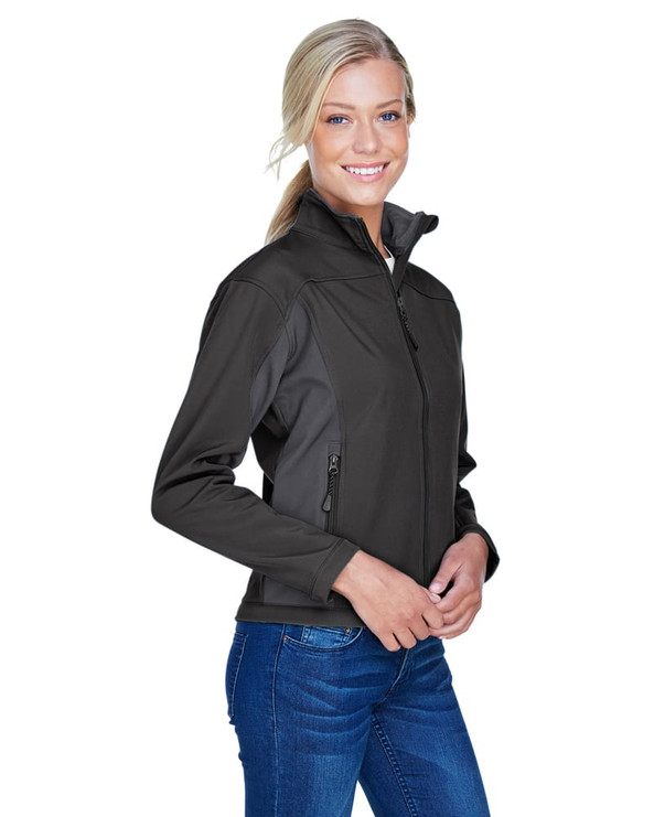 Devon & Jones D997W - Ladies Soft Shell Colorblock Jacket