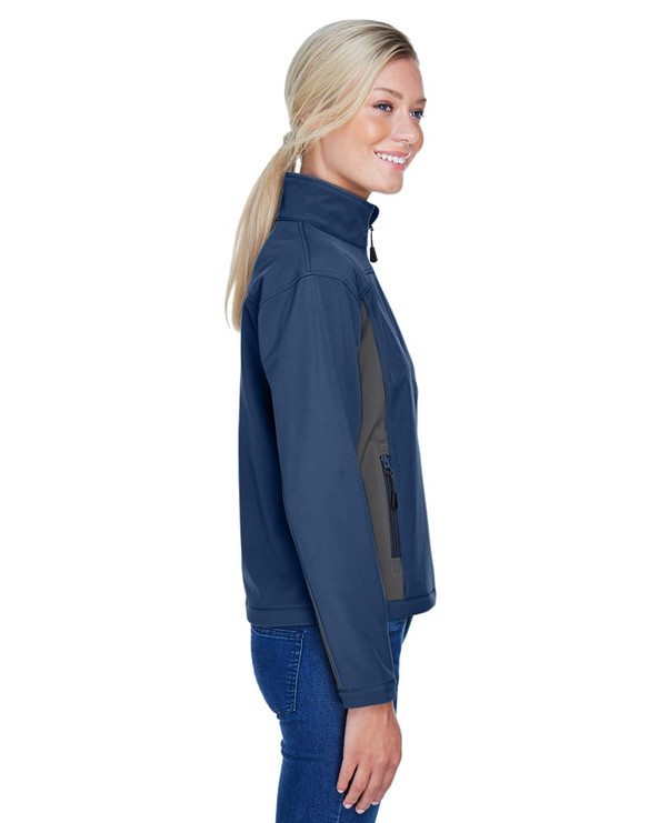 Devon & Jones D997W - Ladies Soft Shell Colorblock Jacket