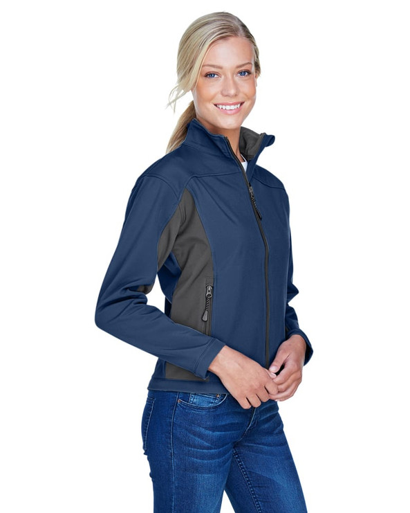 Devon & Jones D997W - Ladies Soft Shell Colorblock Jacket