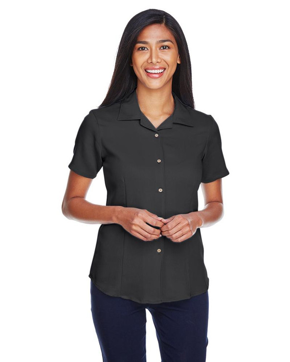 Harriton M570W - Camisa Bahama Cord para mujer