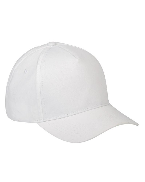 Big Accessories BX034 - Gorra de 5 paneles de sarga cepillada