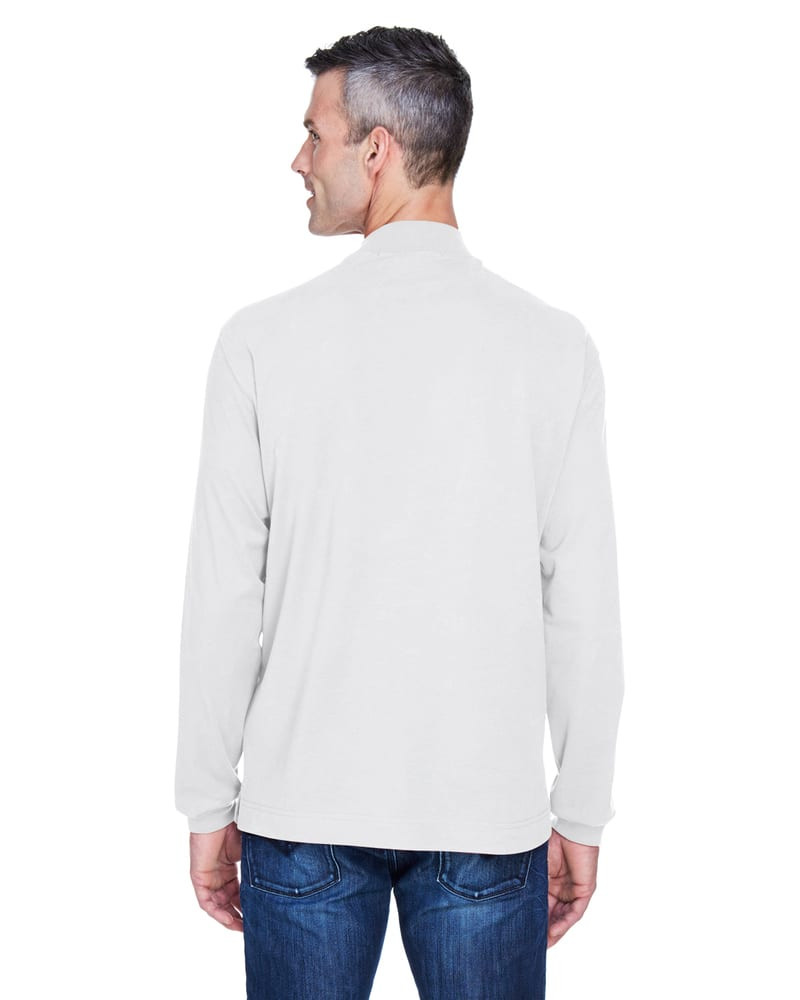 Devon & Jones D420 - Cuello alto de punto de algodón afelpado