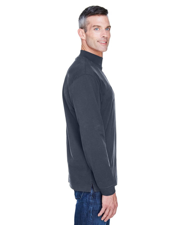 Devon & Jones D420 - Sueded Cotton Jersey Mock Turtleneck