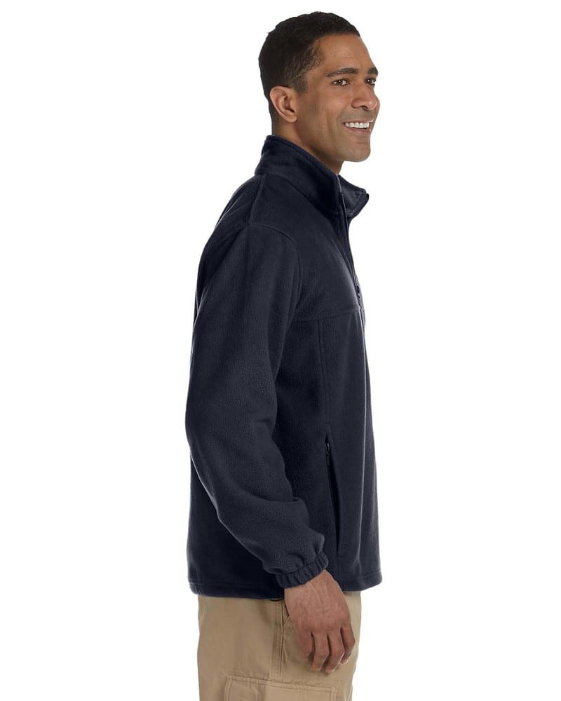 Harriton M990T - Men's Tall 8oz. Full-Zip Fleece