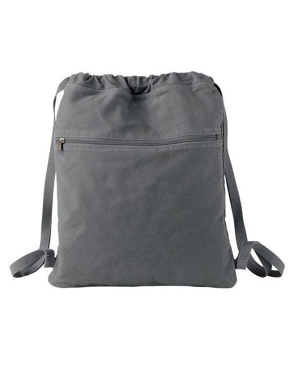 Authentic Pigment 1901 - 14 oz. Pigment-Dyed Canvas Cinch Sack