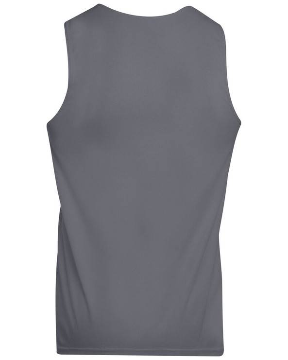 Augusta 148 - Maillot sin mangas reversible de poliéster absorbente para adultos