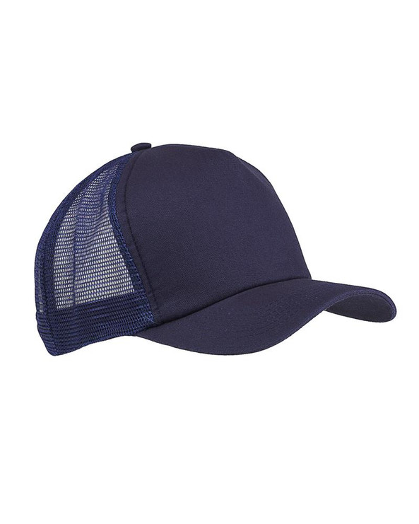 Big Accessories BX010 - Gorra Trucker de sarga de 5 paneles