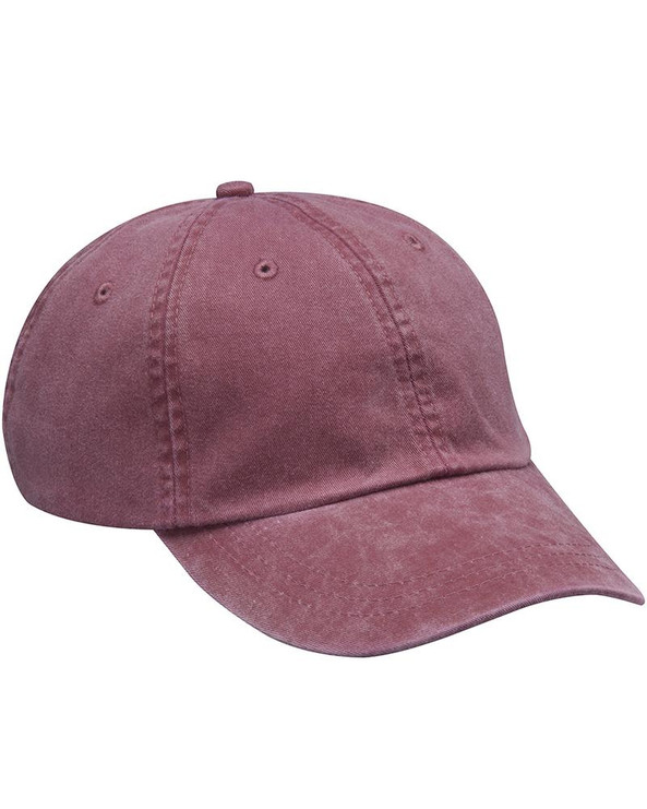 Adams AD969 - 6-Panel Low-Profile Washed Pigment-Dyed Cap