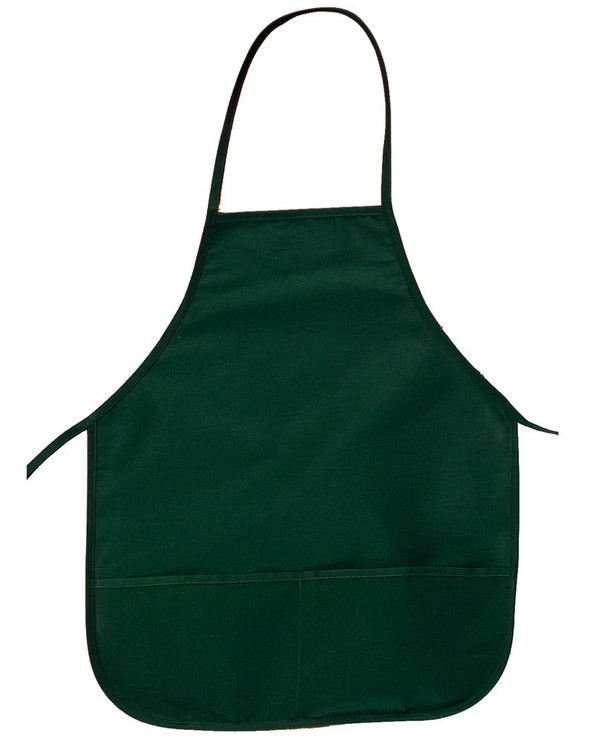 Big Accessories APR51 - Delantal de 24" con dos bolsillos