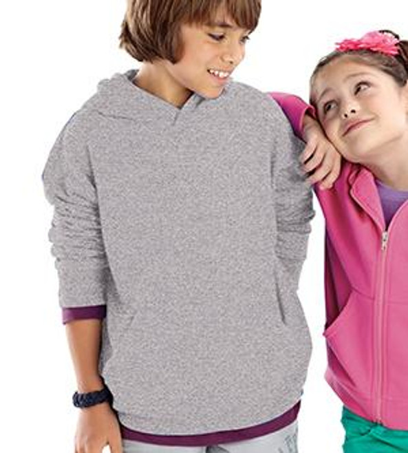 LAT 2296 - Youth Pullover Hooded Sweatshirt