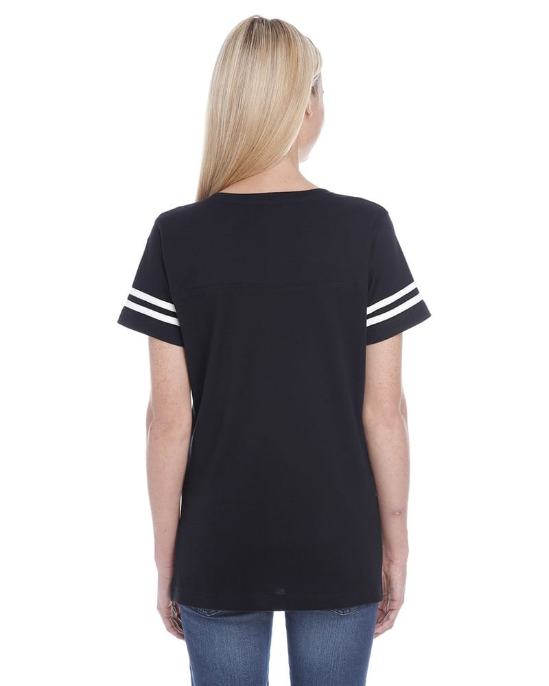 LAT 3537 - Ladies' Vintage Football T-Shirt