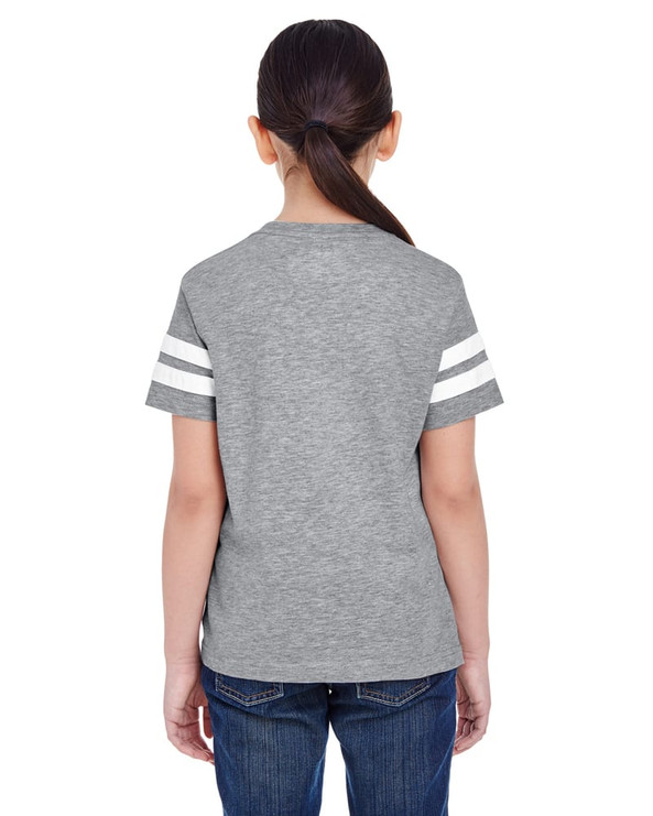 LAT 6137 - Youth Vintage Football T-Shirt