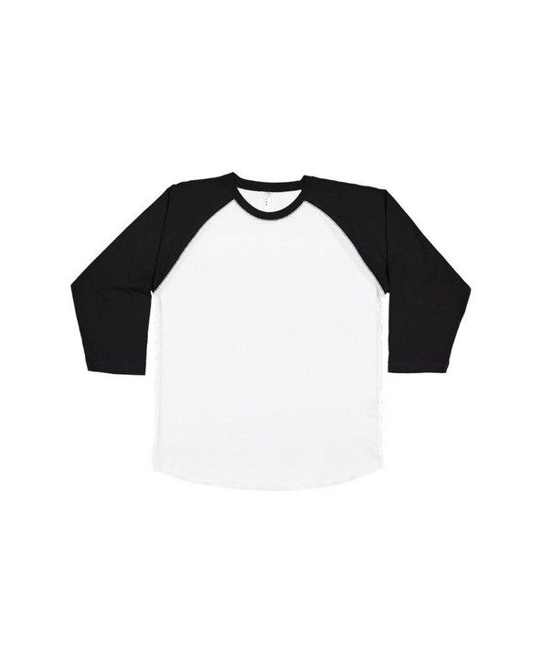 LAT 6930 - Remera vintage jersey de manga tres cuartos de beisbol