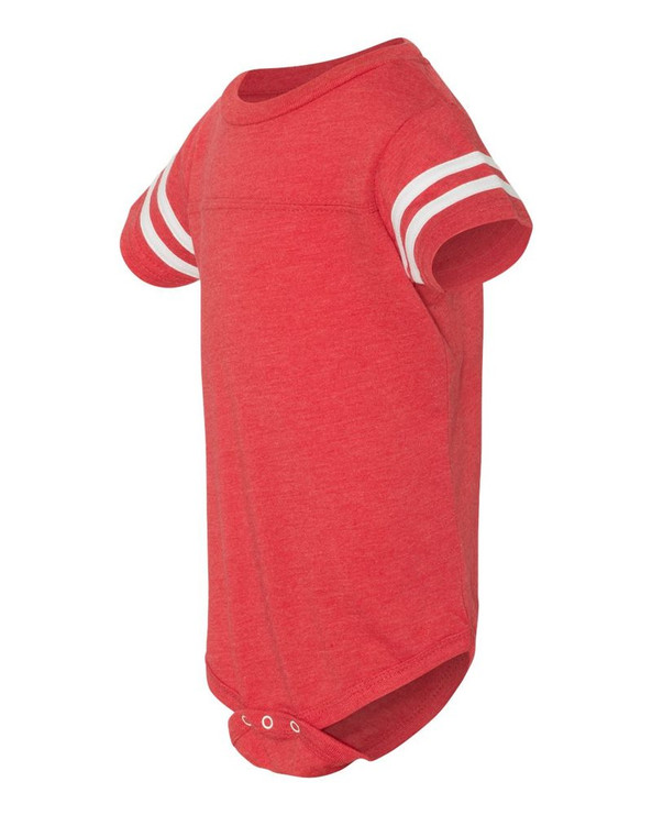 Rabbit Skins 4437 - Infant Football Fine Jersey Bodysuit