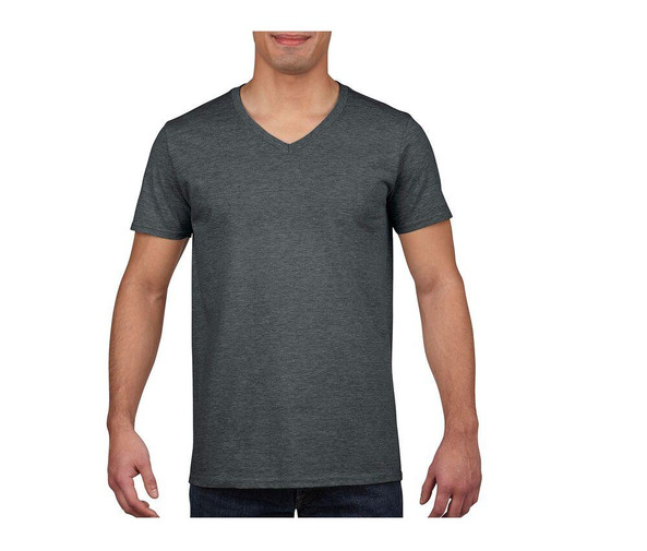 Gildan GN646 - Herren T-Shirt mit V-Ausschnitt aus 100% Baumwolle