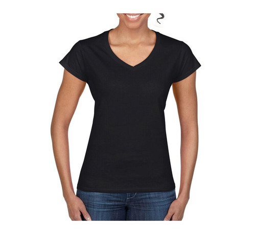 GILDAN GN647 - Short sleeve V-neck t-shirt