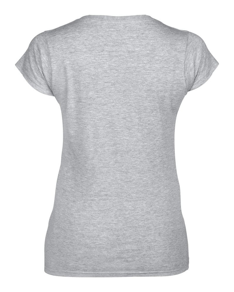 Gildan GN647 - T-Shirt Femme Col V 100% Coton
