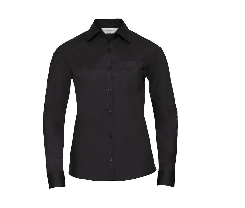 Russell Collection JZ34F - Camicia Popeline Donna