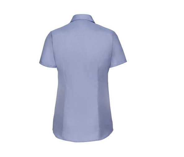 Russell Collection JZ63F - Ladies' Short Sleeve Herringbone Shirt