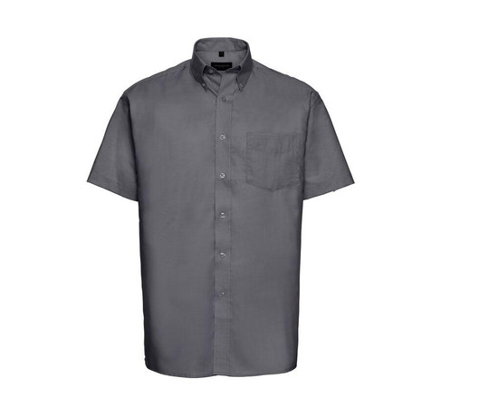 RUSSELL COLLECTION JZ933 - MEN'S SHORT SLEEVE CLASSIC OXFORD SHIRT