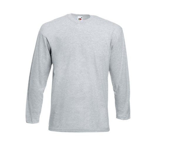 Fruit of the Loom SC233 - Miesten pitkähihainen t-paita 100% puuvillaa