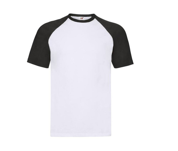 FRUIT OF THE LOOM SC237 - Tee-shirt baseball manches courtes