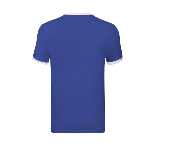 FRUIT OF THE LOOM SC245 - Tee-shirt bords côtes contraste