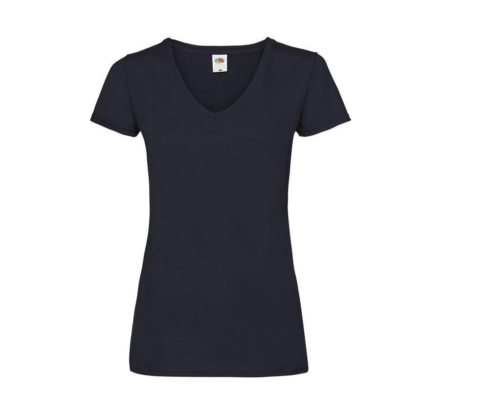 Fruit of the Loom SC601 - Tee Shirt Col V Femme