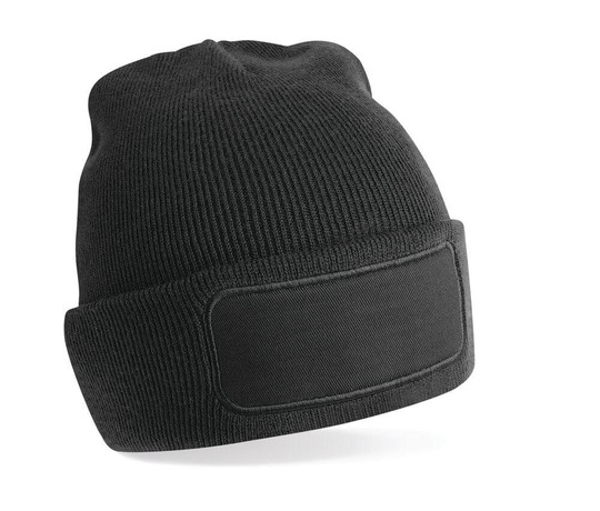 BEECHFIELD BF445 - Beanie with patch for decoration