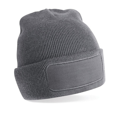 BEECHFIELD BF445 - Beanie with patch for decoration