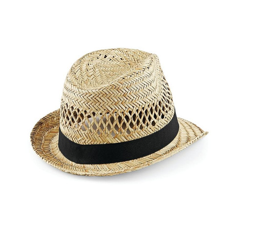 BEECHFIELD BF730 - STRAW SUMMER TRILBY