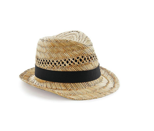 BEECHFIELD BF730 - STRAW SUMMER TRILBY