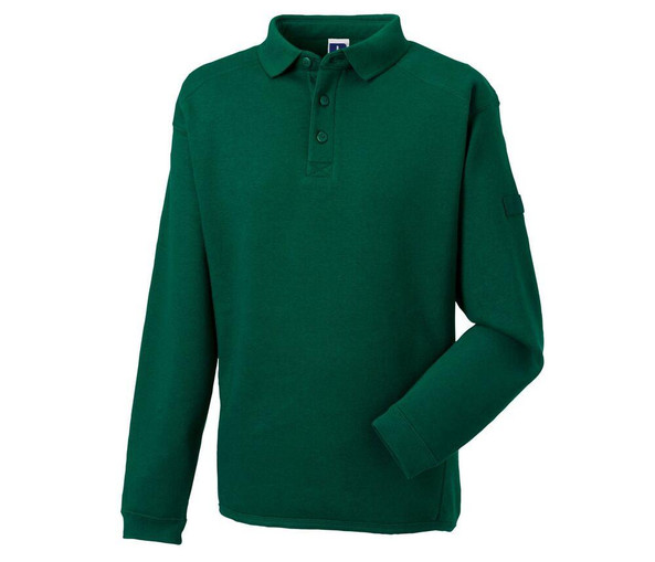 Russell JZ012 - Moletom polo masculino com gola
