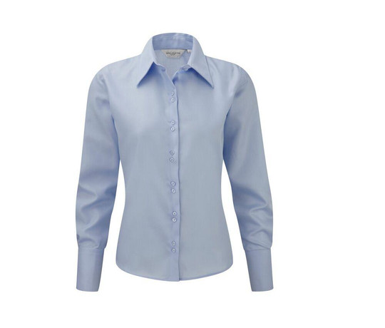 RUSSELL COLLECTION JZ56F - LADIES' LONG SLEEVE TAILORED ULTIMATE NON-IRON SHIRT