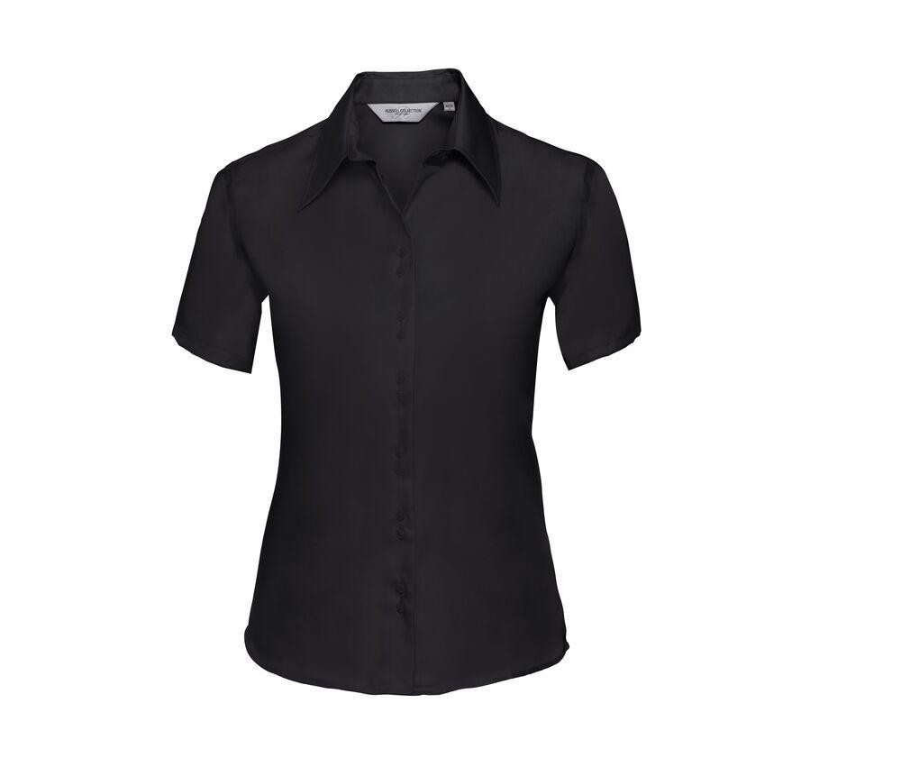 RUSSELL COLLECTION JZ57F - LADIES' SHORT SLEEVE TAILORED ULTIMATE NON-IRON SHIRT