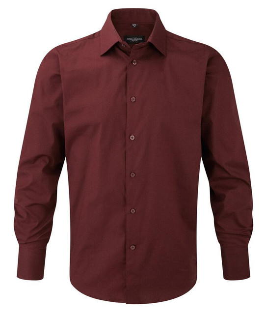Russell Collection JZ946 - Men's Long Sleeve Fitted Shirt