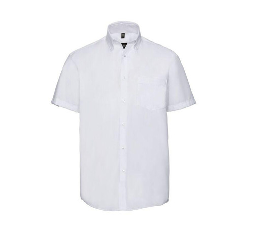 RUSSELL COLLECTION JZ957 - MEN'S SHORT SLEEVE CLASSIC ULTIMATE NON-IRON SHIRT