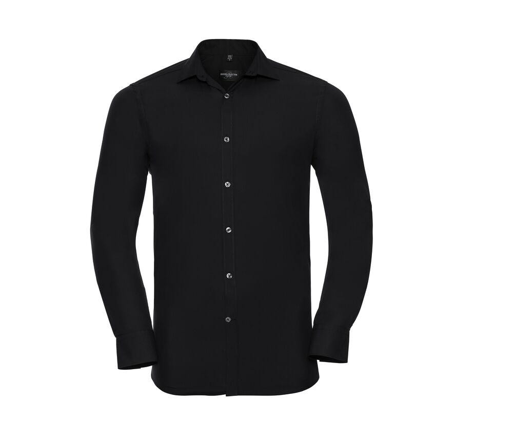 RUSSELL COLLECTION JZ960 - MEN'S LONG SLEEVE FITTED ULTIMATE STRETCH SHIRT