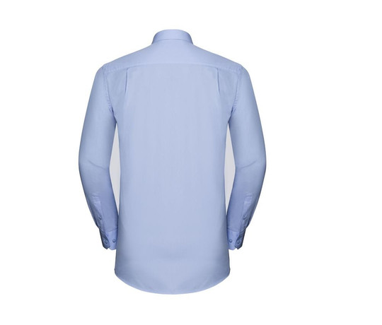 RUSSELL COLLECTION JZ962 - MEN'S LONG SLEEVE TAILORED HERRINGBONE SHIRT
