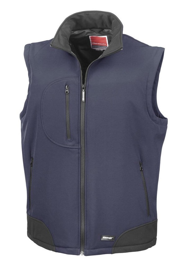 RESULT RS123 - Colete De Aquecimento - Gilet Soft-Shell