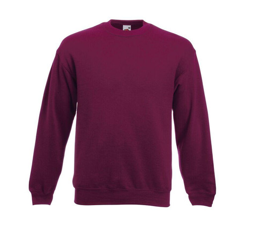 FRUIT OF THE LOOM SC250 - Sweatshirt 80/20 gerade Ärmel 280