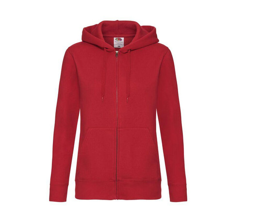 FRUIT OF THE LOOM SC375 - Damen-Kapuzensweatshirt mit durchgehendem Reißverschluss