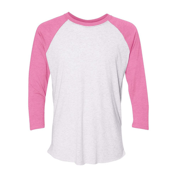 Next Level 6051 - Unisex Tri-Blend Three-Quarter Sleeve Raglan Tee