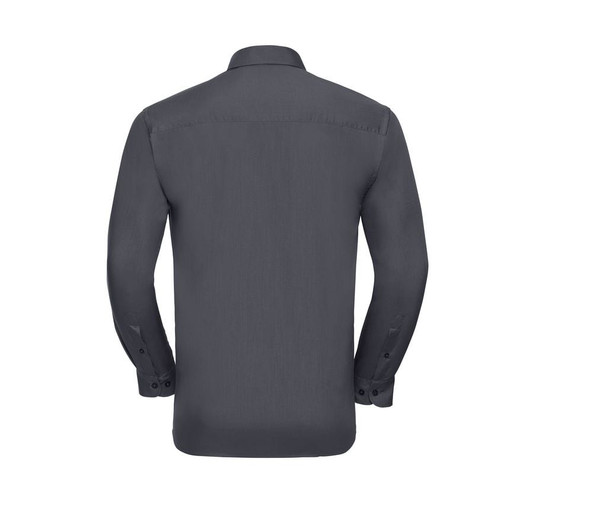 Russell Collection JZ934 - Pflegeleichtes Langarm Hemd Herren Poplin