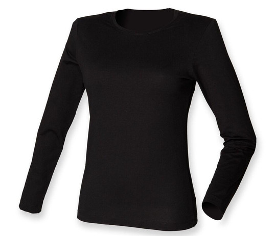 SKINNIFIT SK124 - LADIES FEEL GOOD LONG SLEEVED STRETCH T