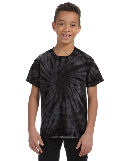Tie-Dye CD101Y - Youth 5.4 oz., 100% Cotton Spider Tie-Dyed T-Shirt
