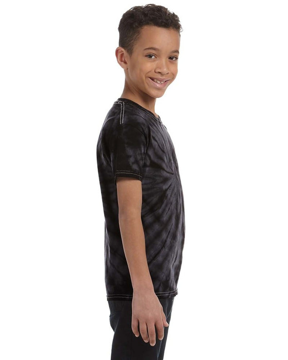 Tie-Dye CD101Y - Camiseta Spider Tie-Dyed juvenil de 5,4 oz. y 100% algodón