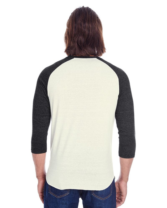 Threadfast 302G - Raglán de 3/4 mangas triblend unisex