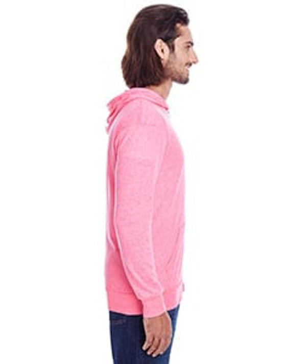 Threadfast 302Z - Unisex Triblend Full-Zip Light Hoodie